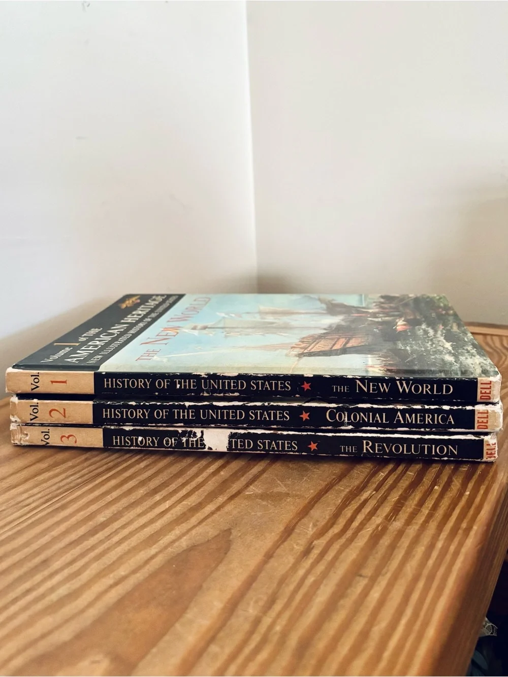💥 VTG 1963 The American Heritage History Books: Volumes 1 - 3